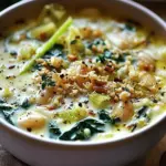 CREAMY CANNELLINI BEAN AND SPINACH SOUP