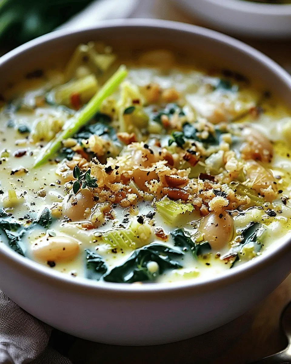 Creamy Cannellini Bean and Spinach Soup Recipe for Cozy Nights