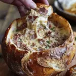 REUBEN DIP IN A RYE BREAD BOWL