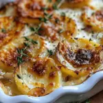 Scalloped Potatoes with Caramelized Onions