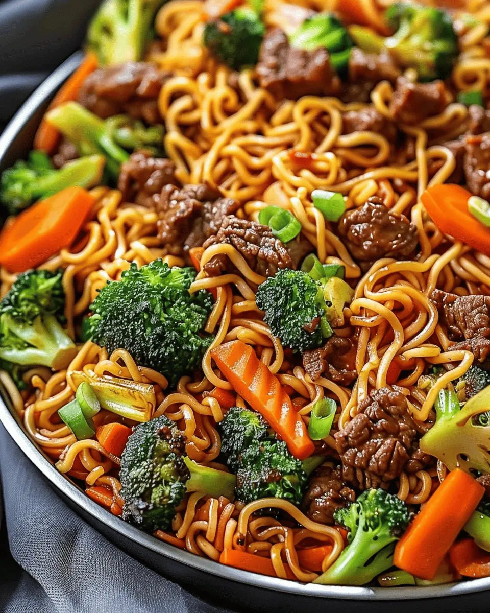 Beef Lo Mein with Vegetables: Easy Comfort Food for Everyone