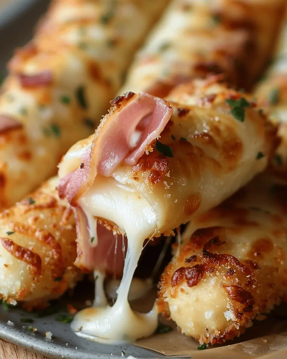 Baked Chicken Ham Cheese Mozzarella Sticks: Easy Comfort Food Delight