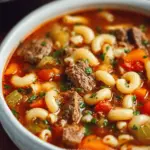 Beef and Macaroni Soup