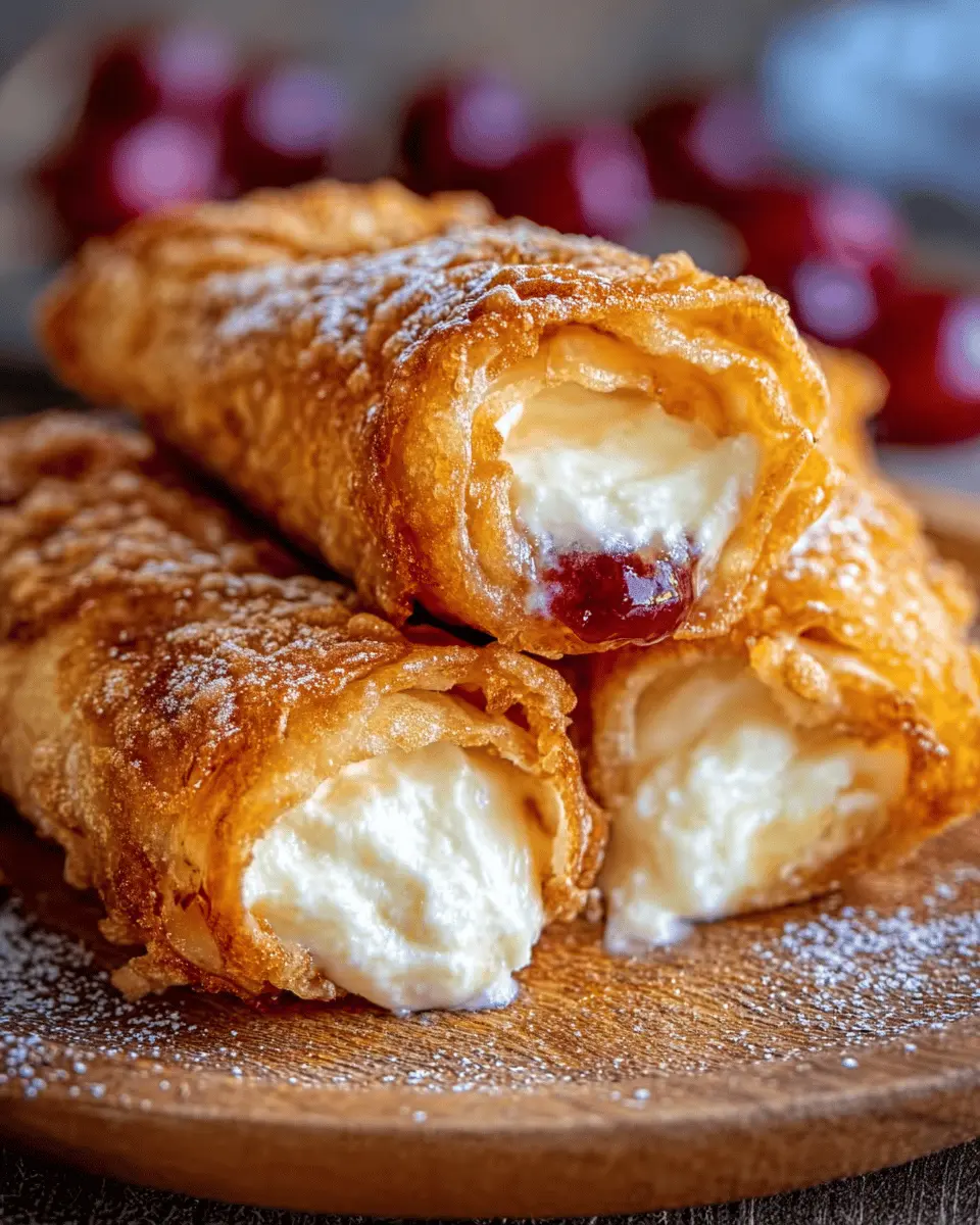Cheesecake Eggrolls: Crispy, Creamy & Simply Irresistible Treats