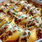Creamy Ricotta Beef Stuffed Shells Pasta