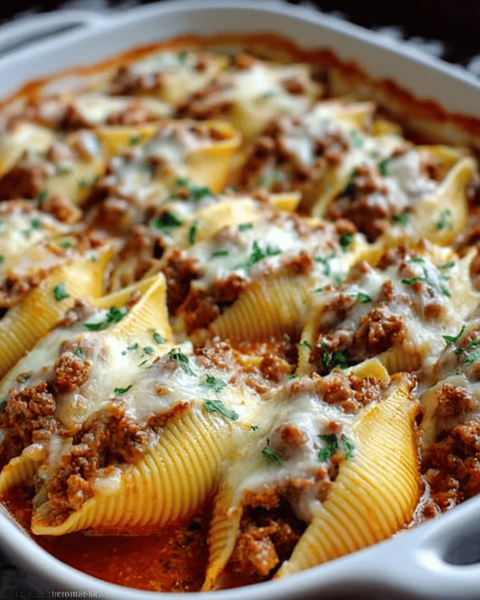 Creamy Ricotta Beef Stuffed Shells: Easy Comfort Food Delight