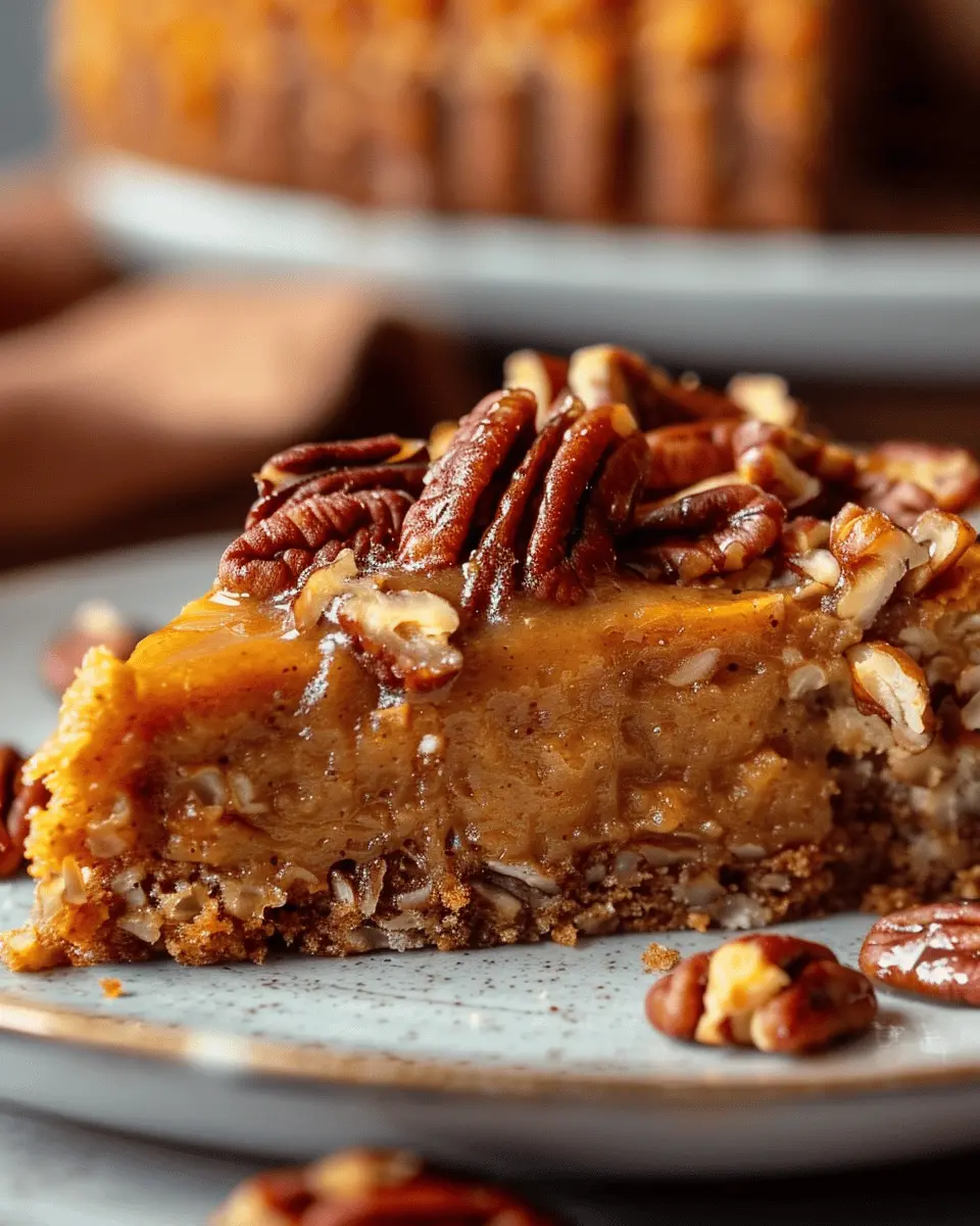 Flourless Maple Pecan Pumpkin Yogurt Cake