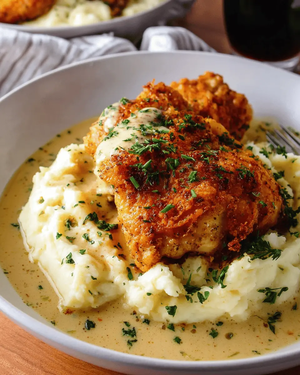 Fried Chicken and Creamy Mashed Potatoes: A Comforting Classic