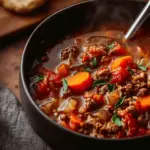 **Hearty Hamburger Soup Recipe**