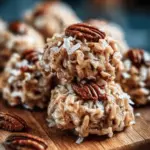 No-Bake Coconut Pecan Praline Cookies