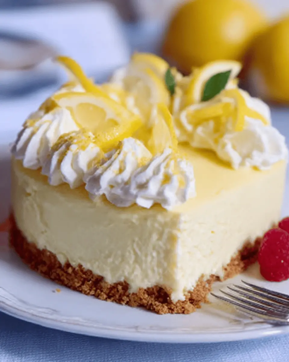No-Bake Lemon Cheesecake that’s Easy and Refreshingly Light