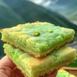 Pistachio Pudding Sugar Cookie Bars