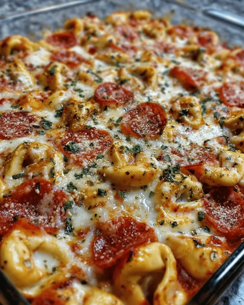 Pizza Baked Tortellini: Easy, Cheesy Comfort Food Delight