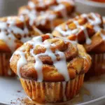 Pumpkin Cinnamon Roll Muffins