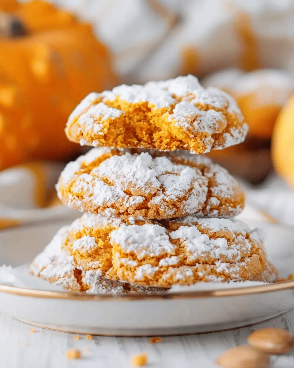 Pumpkin Crinkle Cookies: Easy Homemade Treats for Fall Cravings