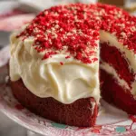 Red Velvet Cream Cheese Pound Cake with Cream Cheese Frosting