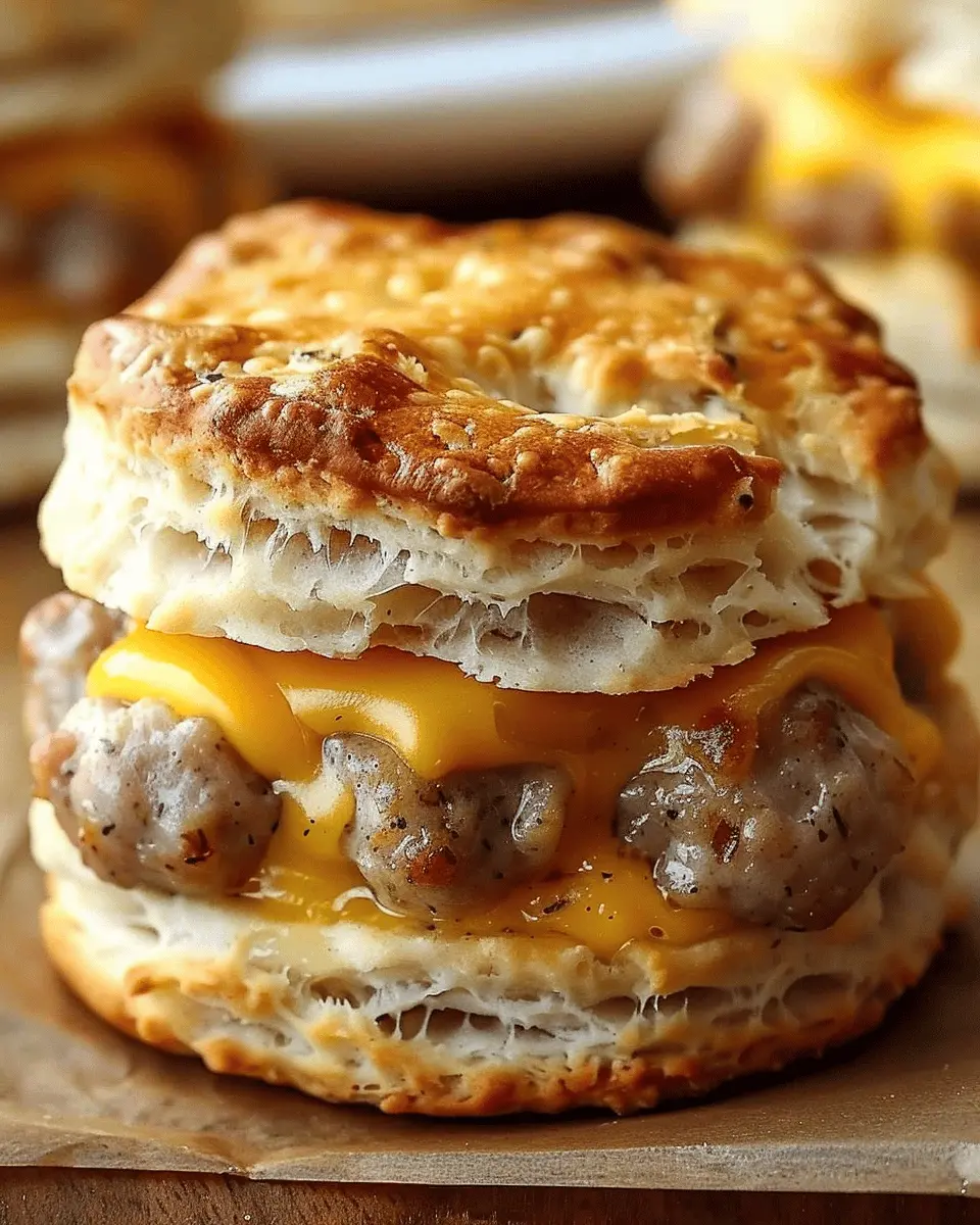 Southern Sausage Biscuits: Flaky, Easy Breakfast Delight