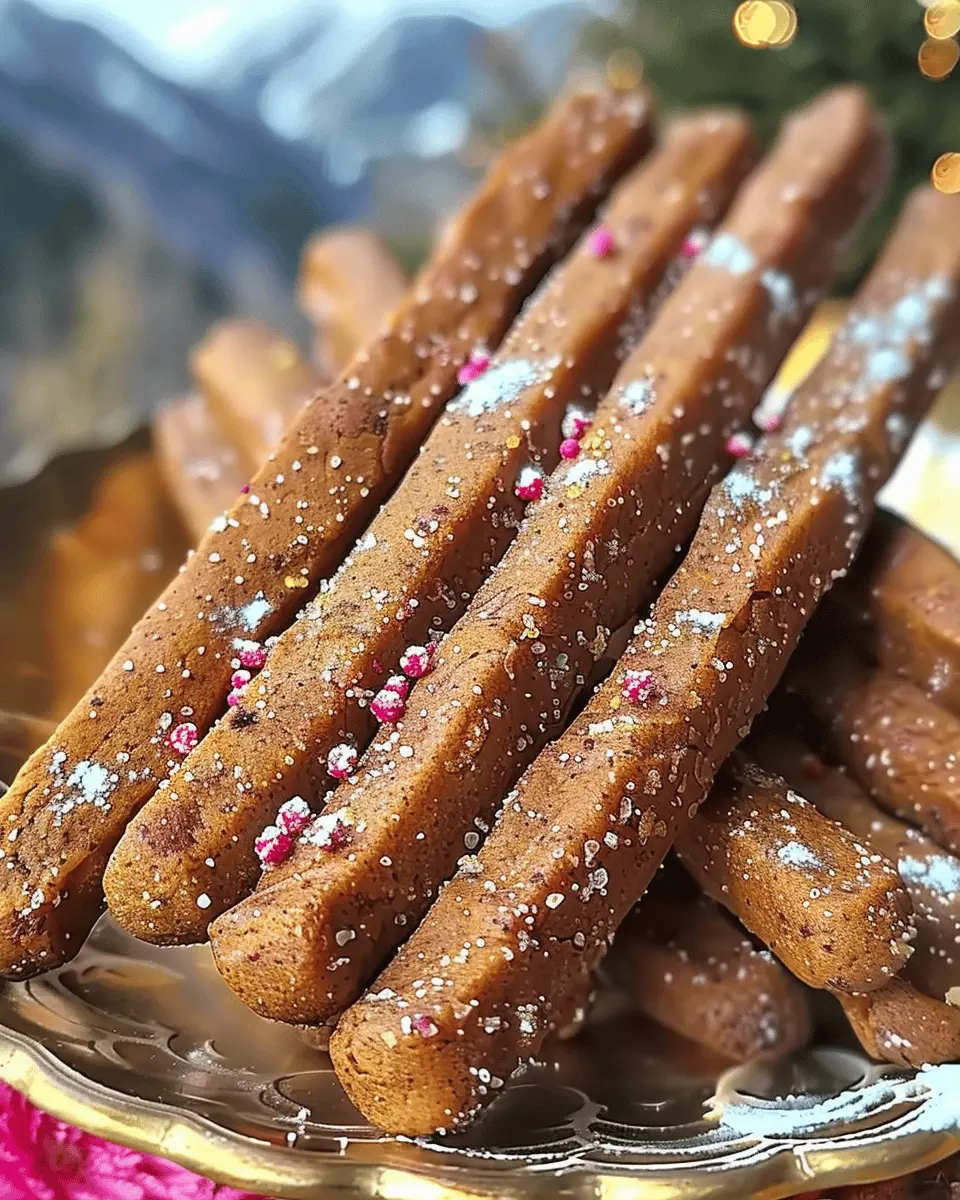 Spicy Gingerbread Sticks: A Deliciously Festive Treat Recipe