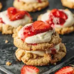 Strawberry Cheesecake Crumbl Cookies