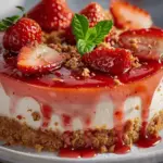 Strawberry Crunch Cheesecake