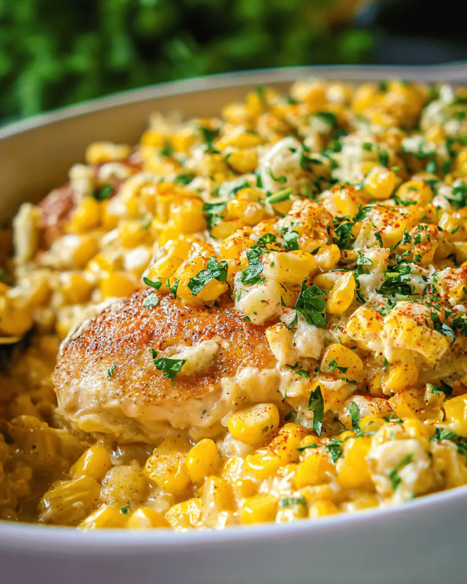 Street Corn Chicken Casserole: Easy Comfort Food with Turkey Bacon