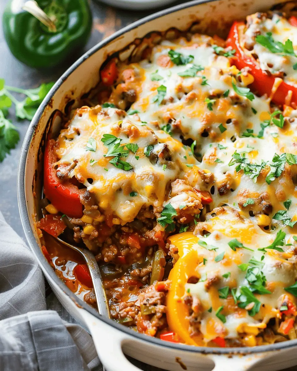 Stuffed Pepper Casserole Beef: An Easy, Flavor-Packed Delight