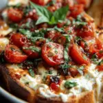 Three-Cheese Tomato Bruschetta Dip