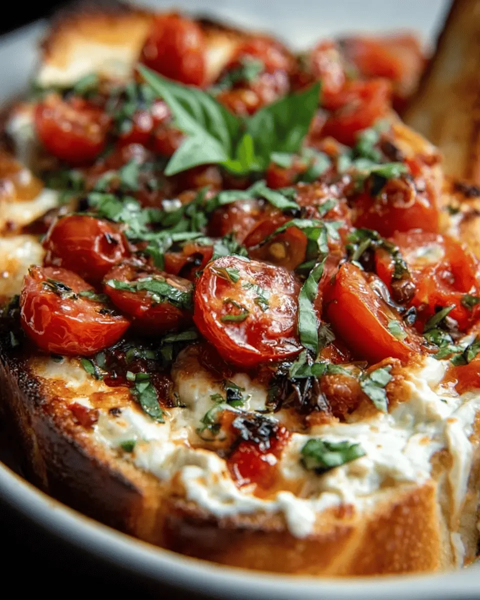 Three-Cheese Tomato Bruschetta Dip: Indulgent Flavor You’ll Love