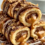 Peanut Butter Cup French Toast Rolls