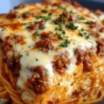 Baked Cream Cheese Spaghetti Casserole Heaven!