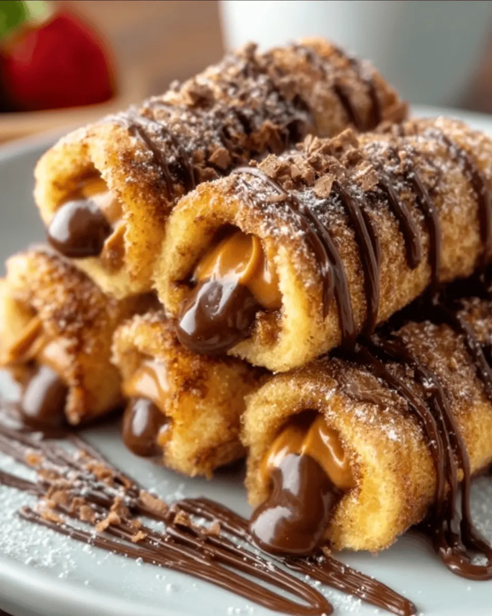 Peanut Butter Cup French Toast Rolls: Easy Indulgence at Home