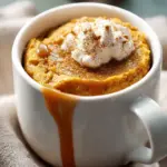 Pumpkin Cinnamon Cottage Cheese Mug Cake