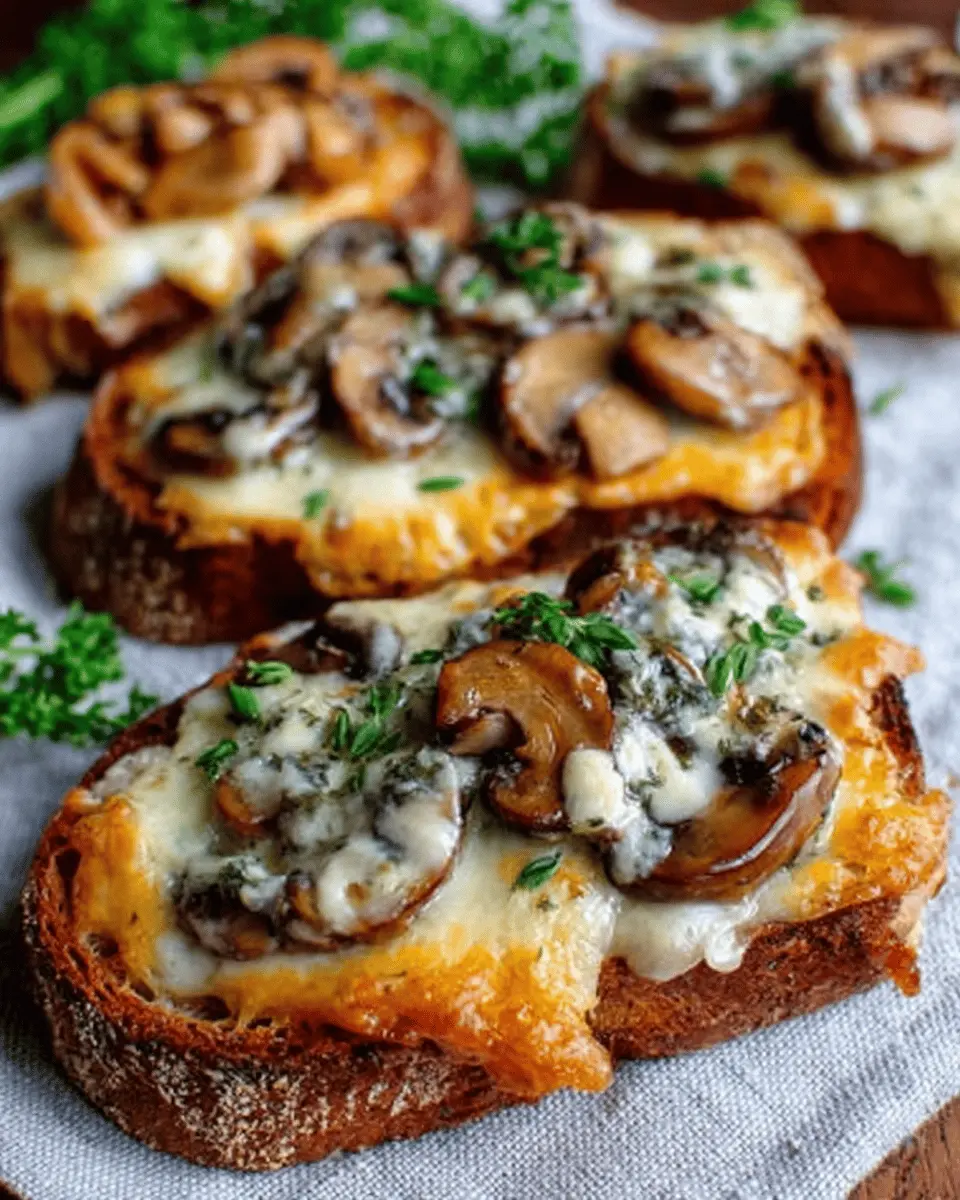 Four Cheese Mushroom Toasts: The Perfect Indulgent Treat at Home