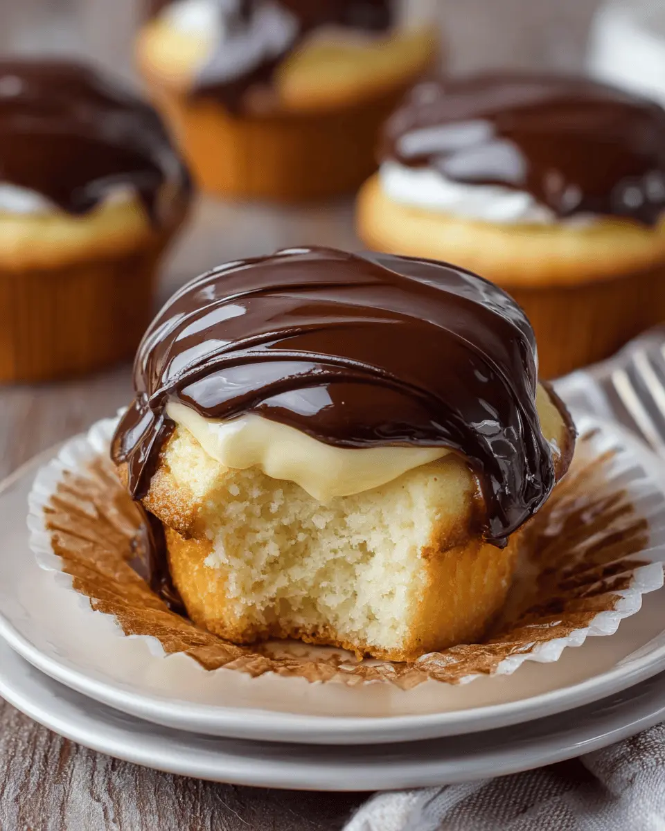 Boston Cream Pie Cupcakes: The Best Indulgent Twist on a Classic