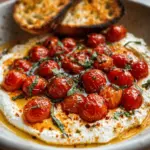 Hot Honey Tomato Burrata Dip