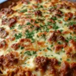 Baked Cream Cheese Spaghetti Casserole Heaven