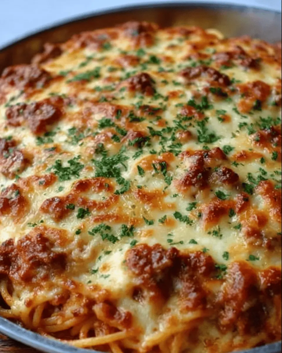 Baked Cream Cheese Spaghetti Casserole Heaven: Easy Turkey Bacon Delight