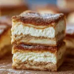 Churro Cheesecake Bars with Cinnamon Sugar