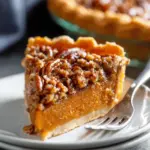 Sweet Potato Pie with Pecan Praline Crunch