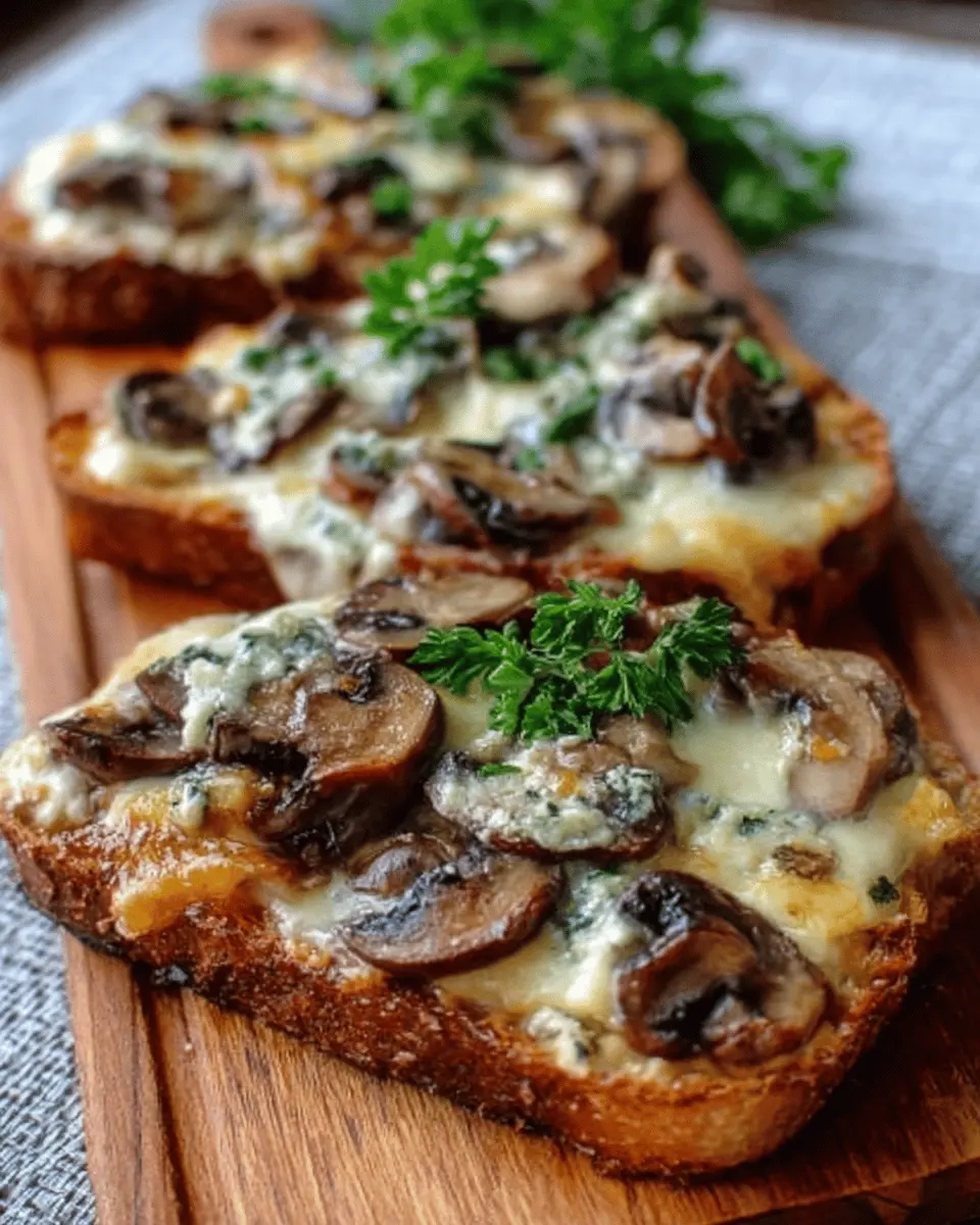 Four Cheese Mushroom Toasts: Easy Indulgence for Cozy Nights