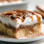 Cinnamon Roll Poke Cake