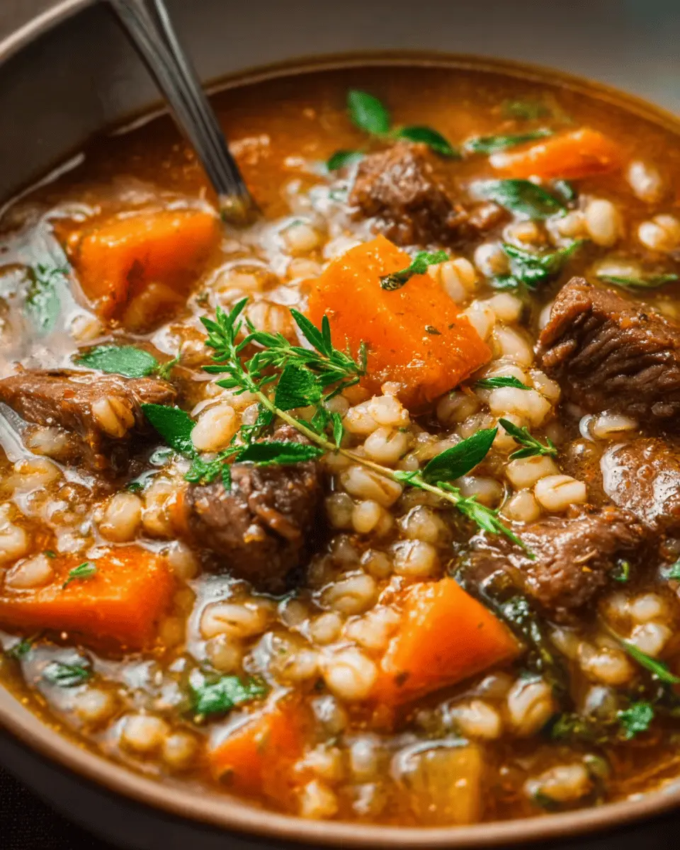 Hearty Beef Barley Soup: Comforting and Nourishing Recipe