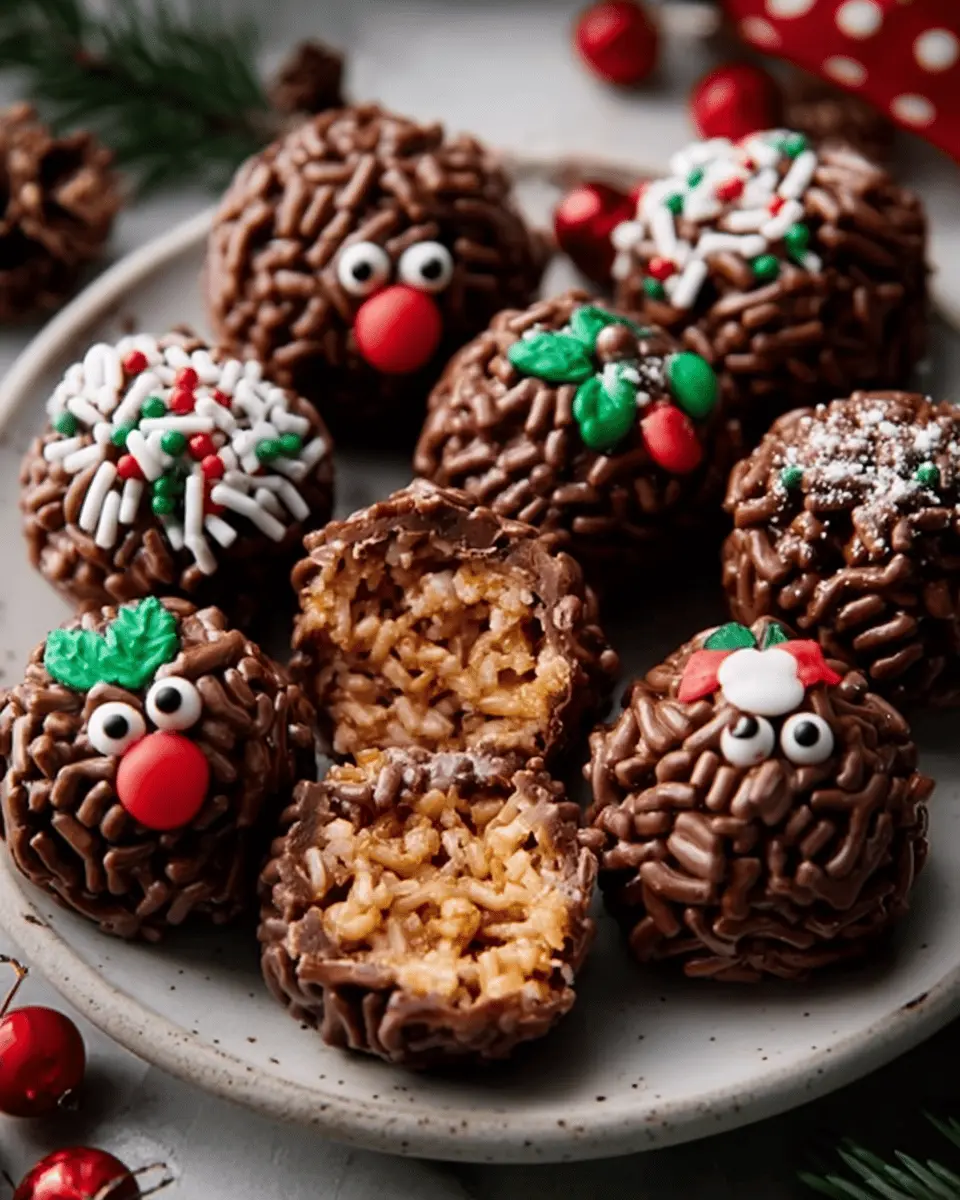 Christmas Chocolate Rice Krispie Balls: The Sweetest Holiday Treat