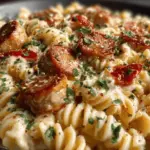 Creamy Pepper Jack Chicken & Sausage Pasta