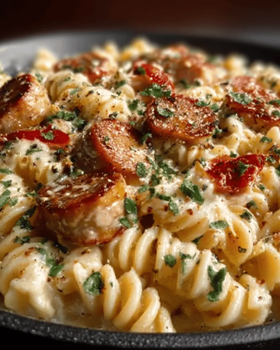 Creamy Pepper Jack Chicken & Sausage Pasta: Indulgent Weeknight Delight