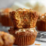 Flourless Carrot Cake Muffins