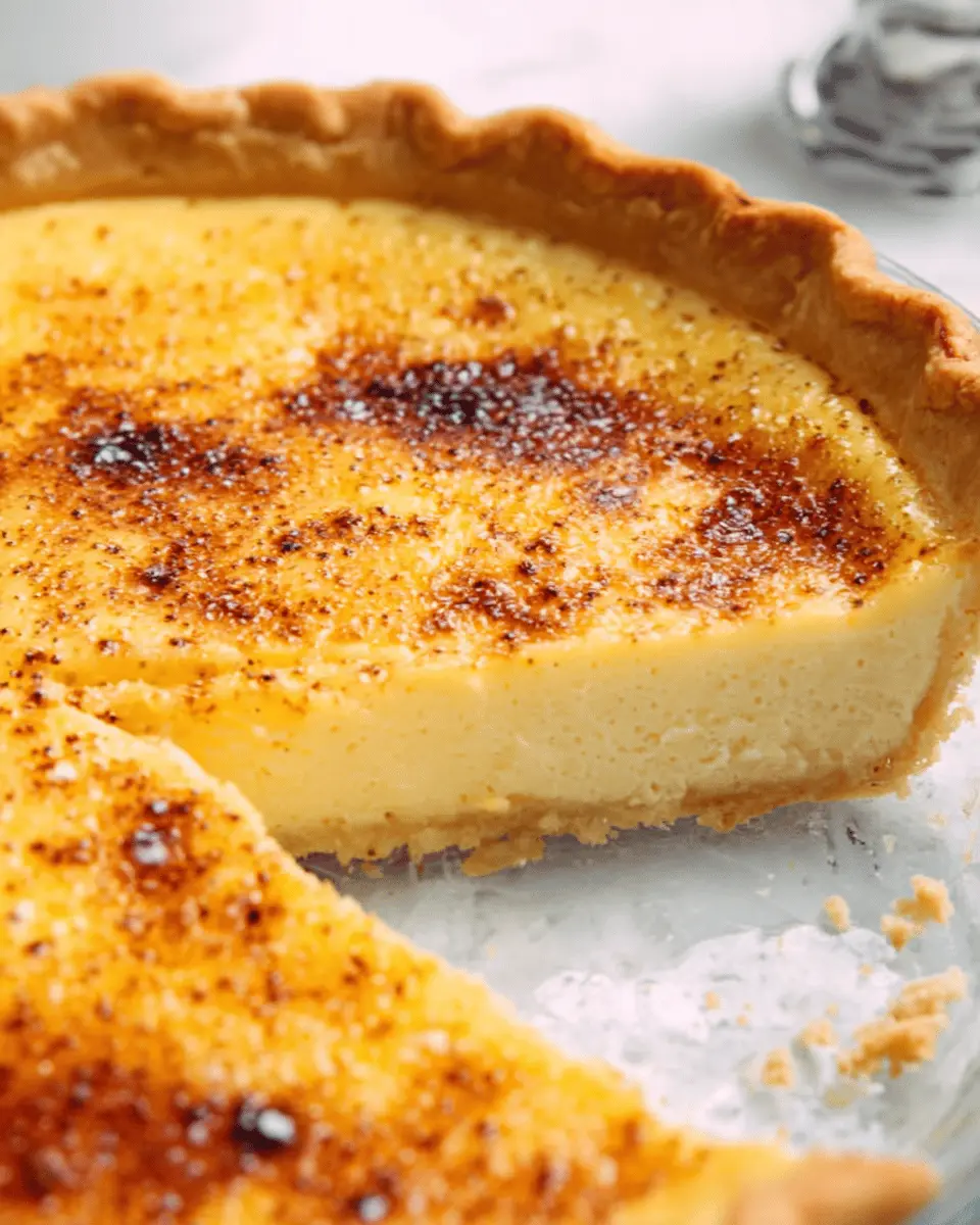 Old Fashioned Egg Custard Pie Recipe: Creamy and Indulgent Delight