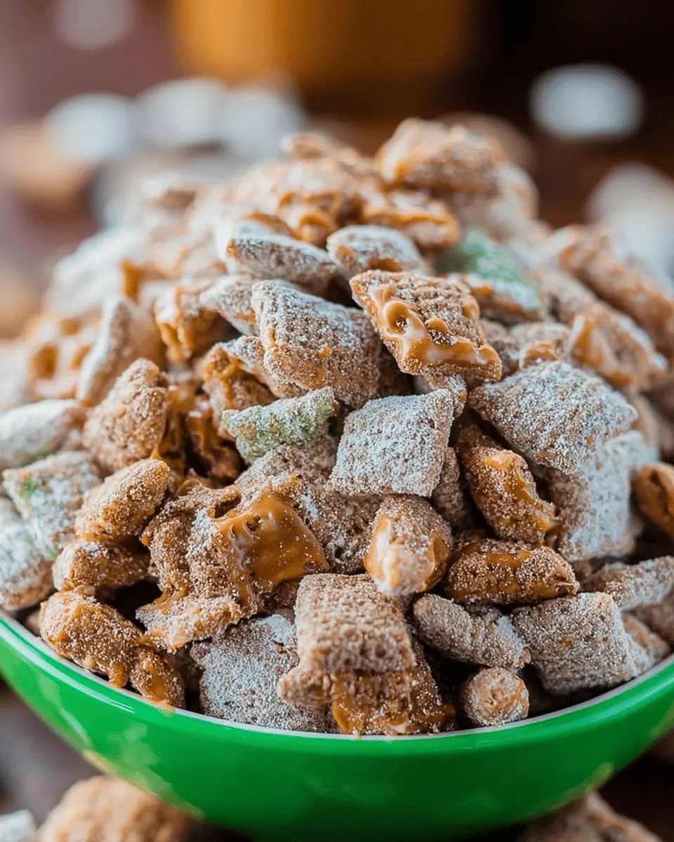 Caramel Apple Puppy Chow: Indulgent Treat for All Ages