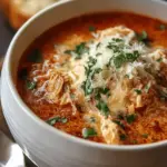 Crockpot Chicken Parmesan Soup