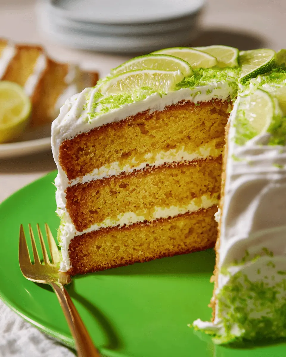 Keylime Cake Delight: Easy Recipe for a Zesty Twist at Home